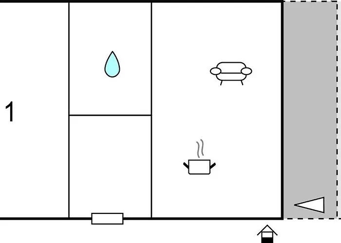 1 Bedroom In Krk Daire *